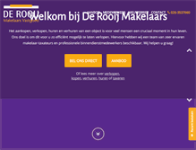 Tablet Screenshot of derooijmakelaars.nl